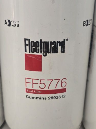 6 authentic fleetguard ff5776 fuel filters isx 2893612 cummins new sealed