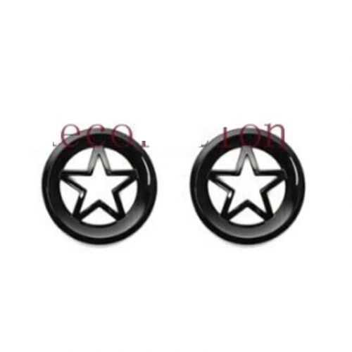 Black front bumper star style fog light lamp ring trim for jeep renegade 19-20s