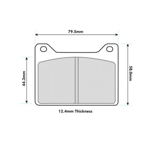 Ferodo dsuno set of 4 brake pads to fit wilwood powerlite calipers #frp3108z