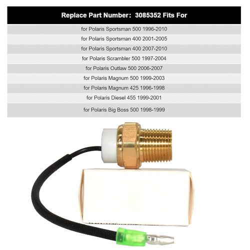 Rldym 3085352 radiator cooling heat thermostat water pump switch sensor for...