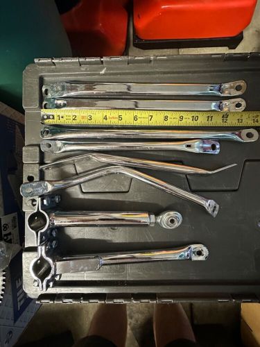 Eight used random kart racing seat stays struts