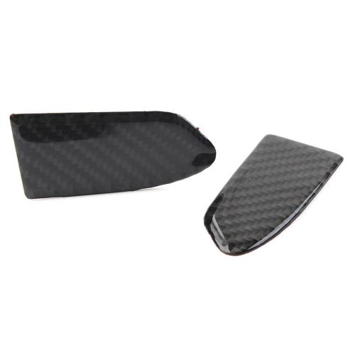 Fit chevrolet equinox 2018-21 2pcs carbon fiber rear view side mirror cover trim