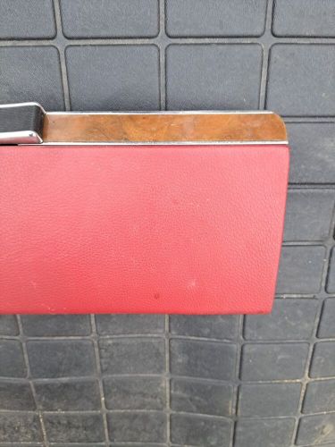 1972-1981 mercedes r107 450sl 380sl 350sl dashboard glove box cover lid red