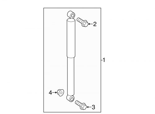 Genuine mercedes-benz shock absorber 906-326-14-00