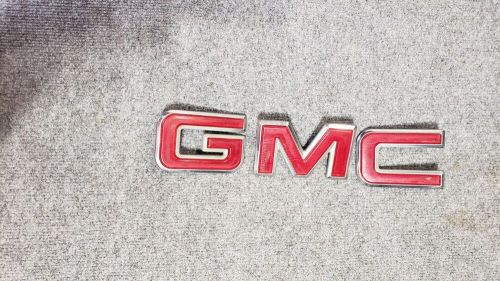 1988 91 gmc sierra truck tailgate trim letters emblem 89 90