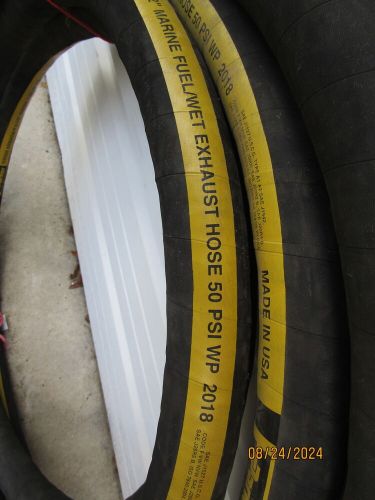 32&#039; 8&#034; parker sw569 armada 1-1/2&#034; marine fuel / wet exhaust hose nos