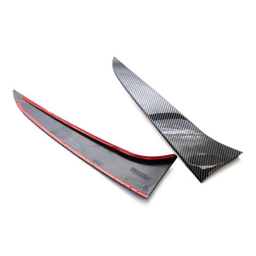 Carbon fiber rear window side spoiler canard splitter for bmw x1 e84 2009-2015