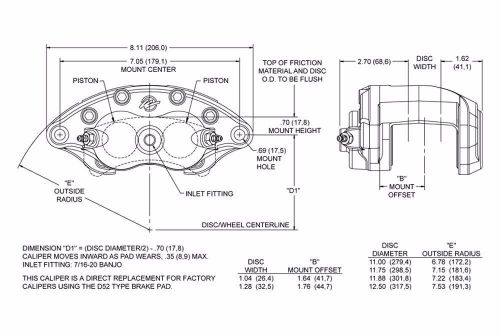 1964-67 gm a-body 2&#034; drop coil over, control arm front &amp; rear disc kit, wilwood