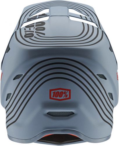 100% status caltec gray helmet