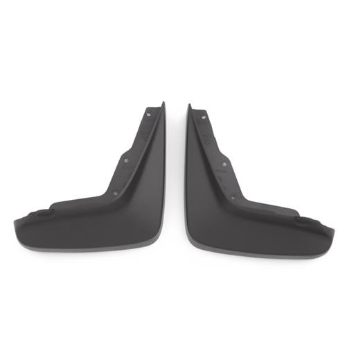 06-12 chevrolet impala rear molded splash guards by gm black 17800979