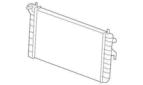 Genuine gm radiator 25772258