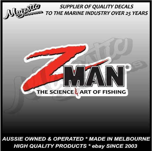 Z-man - decal - 210mm x 105mm  - fishing - decal / sticker