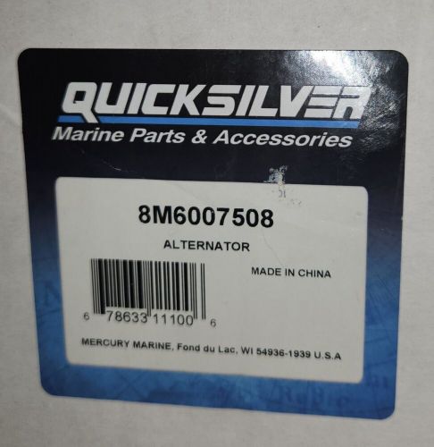 Quicksilver/mercury alternater 8m6007508