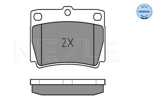 Meyle 025 235 9315/w brake pad set rear 58.9mm height fits ford mitsubishi