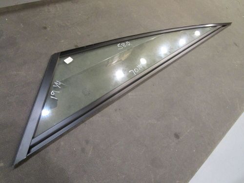 Boat triangle port left window glass aluminum frame 70 1/4&#034; x 58 1/2&#034; x 19 1/4&#034;