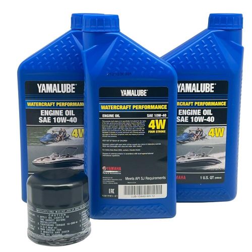 Yamaha original oem yamalube lub-wtrcg-kt-00 watercraft oil change kit...