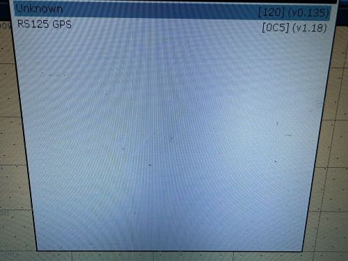 Raymarine raystar 125 rs125 gps antenna sensor/ receiver; tested, new battery