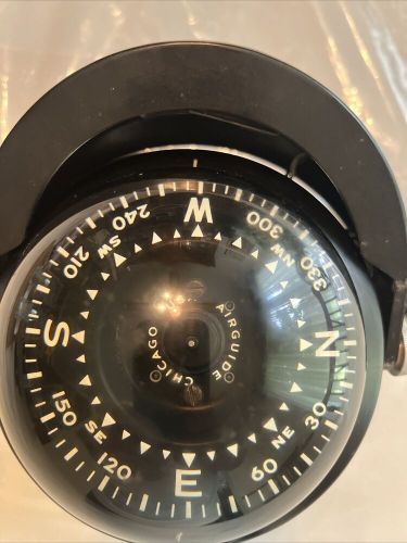 Vintage airguide marine  floating dial 12 volt dashboard liquid compass