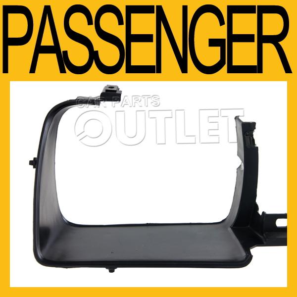 1979-1982 dodge colt headlamp door plastic black head light bezel frame hb right