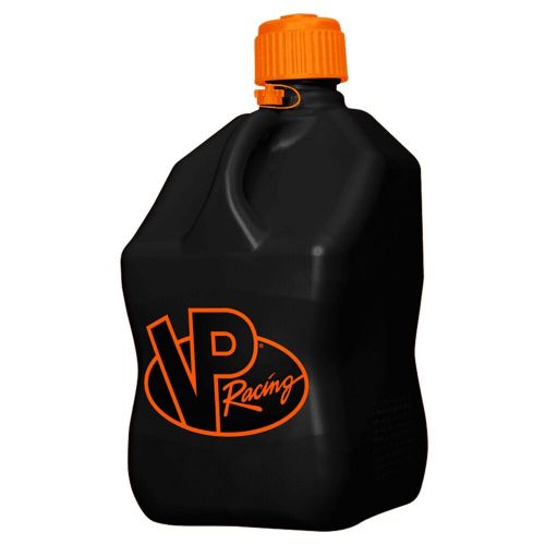 Vp racing fuels-3852 motorsport container v-twin sq. - black/orange, 1 pack