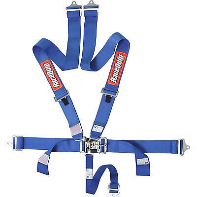 Racequip 711021rqp - 5pt harness set l&amp;l blue sfi