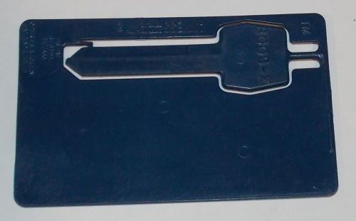 Vintage ford emergency plastic key blank 8005-x axxess entry tech inc