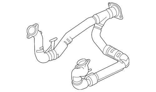 Genuine ford catalytic converter lc3z-5e212-a