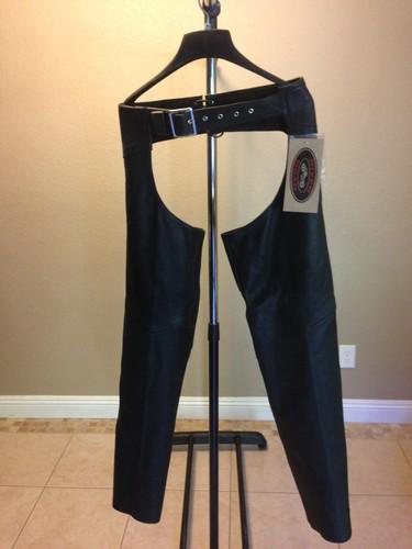 Womens leather chaps interstate leather river road size w6