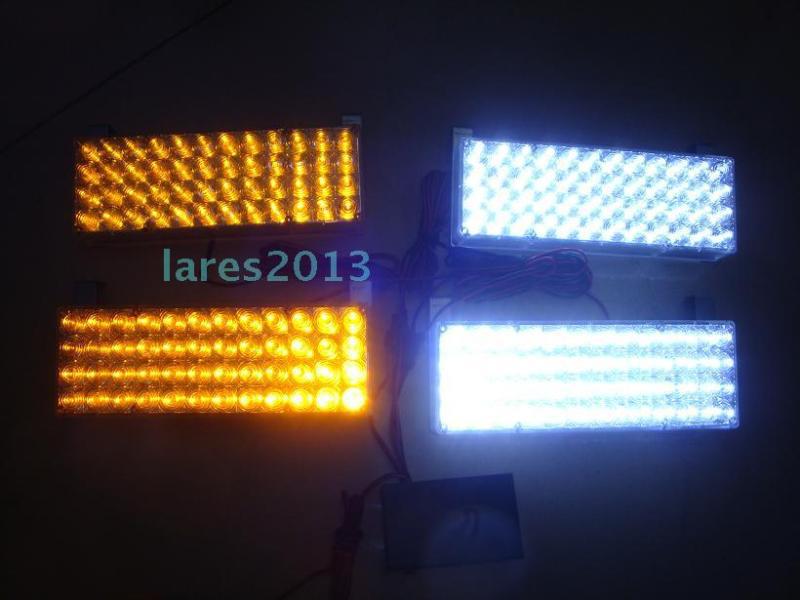 4x48 led 48led fire tow emergency truck utility light bar amber white