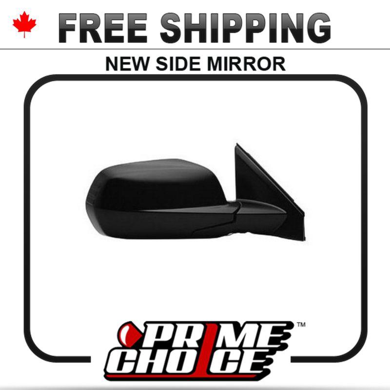 New power non heated passengers side view door mirror