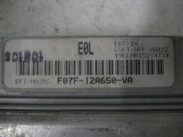 Ecu ecm engine motor computer explorer navajo 1991 91 at cali f07f-12a650va