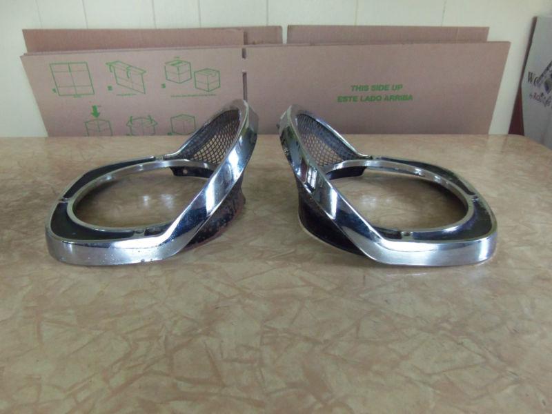 Sell 1957 Chevrolet HEADLIGHT BEZELS Pair Head Lamp Trim In Gardiner ...