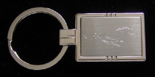 Mustang - factory template engraved key ring