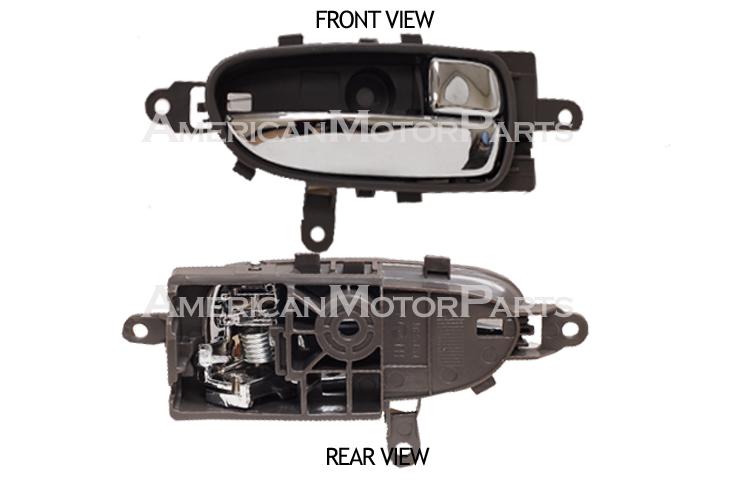 Right replacement inside frt/rr brown door handle 07-11 nissan altima 80670ja00c