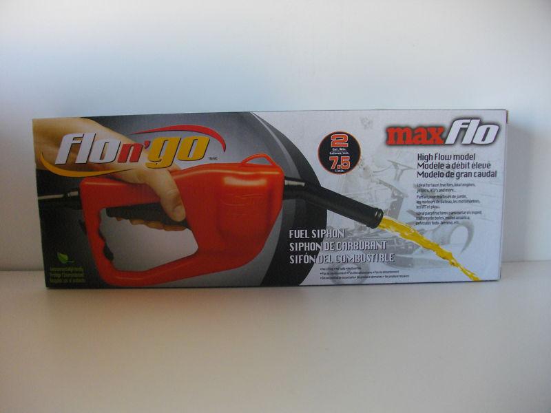 Flo n go max flo gas siphon fuel nozzle jet ski boat mower tractor 