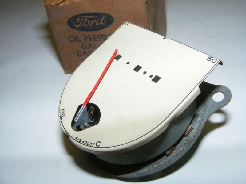 1942 ford passenger oil pressure gauge nos new old stock 21a-9273