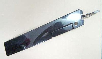 87-96 chevrolet beretta outside door handle gloss black - ads2846l