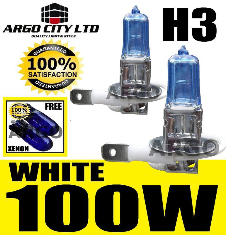 H3 100w super white 453 fog spot light bulbs hid audi a2