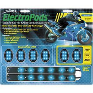 Motorcycle led lights blue 