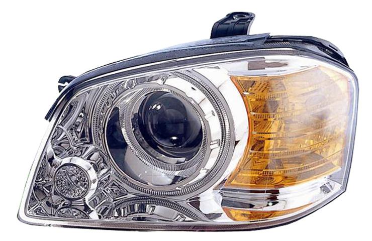 Depo pair replacement headlight w/ low beam 03-04 fit kia optima magentis