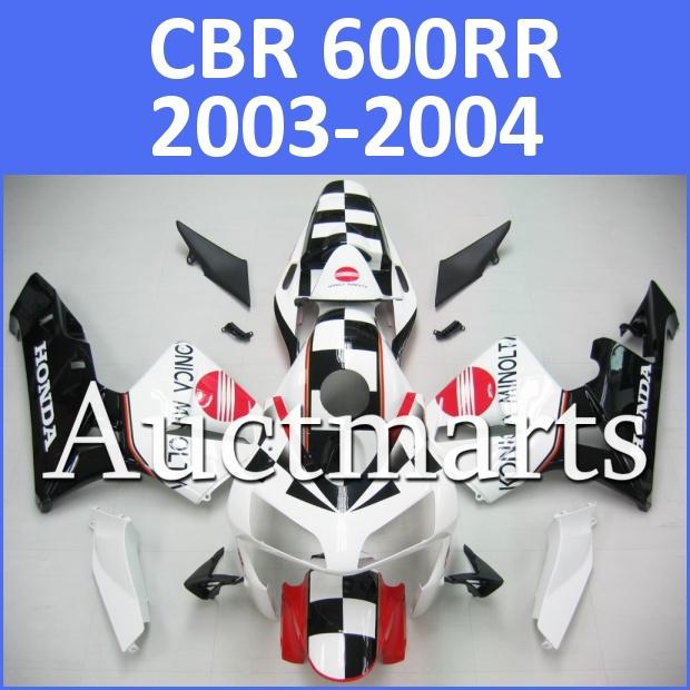 Fit honda 03 04 cbr600rr cbr 600 rr 2003 2004 fairing kit abs plastics a56 d00