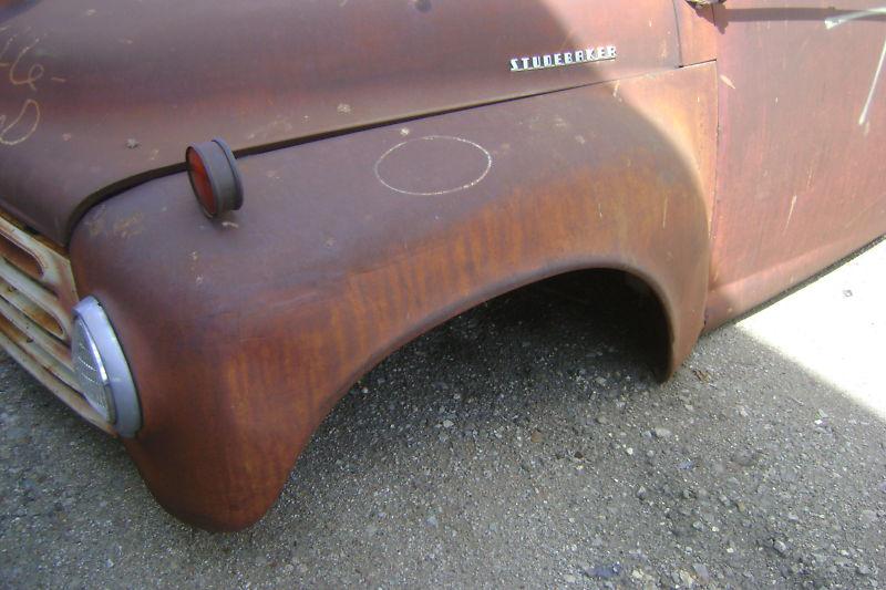 1949 49 studebaker  truck left front fender solid 1950 50 1951 51 1952 52 1953