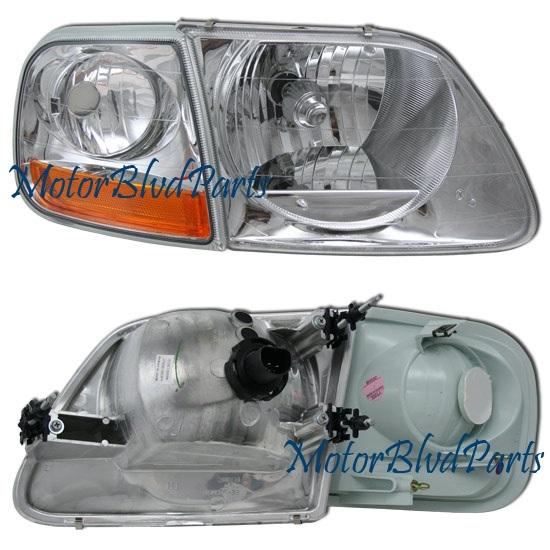 01-04 f150 lightning headlight+corner passenger right