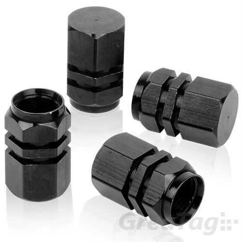 Black tire valves caps rims wheel decoration for cars trucks suvs motocycle