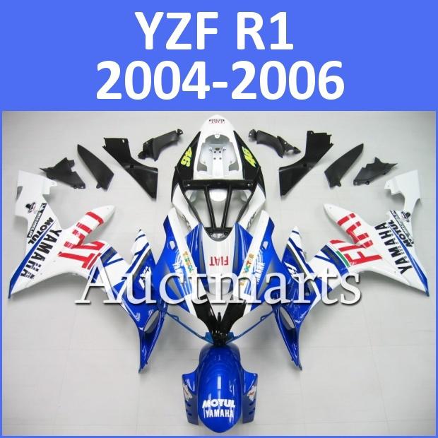 Fit yamaha yzf r1 04 05 06 yzfr1 2004 2005 2006 fairing kit bodywork e7 d13