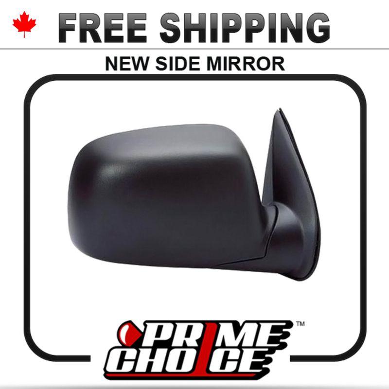 New power non heated passengers side view door mirror