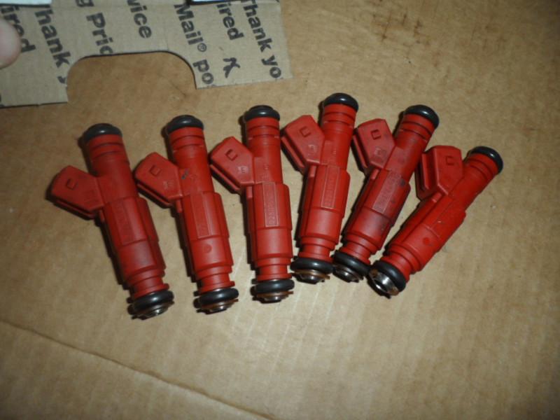  32lb 330cc vw vr6 bmw m30 m50 m52 fuel injectors  4-hole nozzle upgrade set 6 