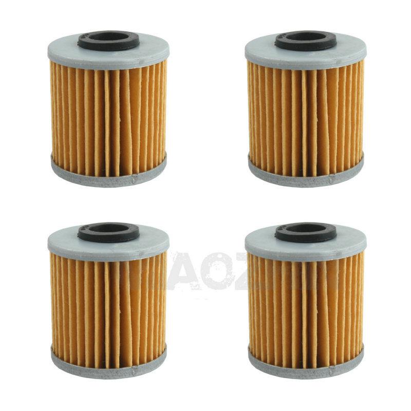 4 pcs motorcycle oil filters for kawasaki kx 250 f kx 250f kx250 f kx250f new