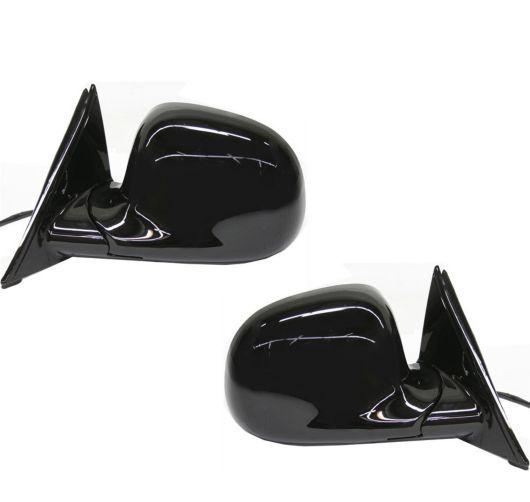 New pair set power side view mirror glass and housing isuzu gmc chevy pickup suv