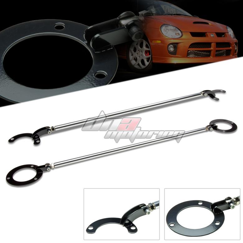 00-05 dodge neon sx srt4 aluminum front tower+rear upper racing strut bar/arm